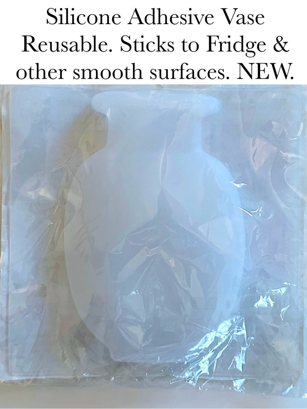 5/$15💥 Silicone Adhesive Vase Small Plants Flowers on Fridge